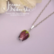 Wisior tulipan purpurowy (1)