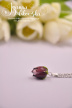 Wisior tulipan purpurowy (2)